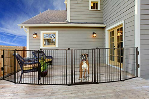 Carlson Pet Weather Resistant 144-inch Wide Pet Gate And Pen