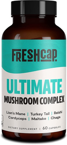 Freshcap | Ultimate Mushroom Complex | 6 Type | 60 Capsules
