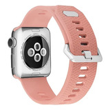 Correa Compatible Iwatch Apple Watch 42/44/45mm-s Rosa Claro