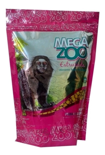 Ração Megazoo Extrusada Primatas Onivoros ( P25) 600g