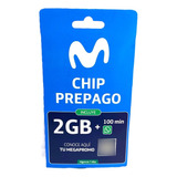 Chip Prepago Incluye 2gb+100 Minutos  Pack 100 Unidades 
