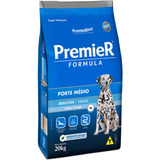 Alimento Premier Super Premium Formula Para Cão Adulto De Raça Média Sabor Frango Em Sacola De 20kg