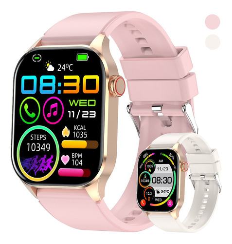Reloj Inteligente Smartwatch 2.04  Glucemia Bt Llamadas Sos