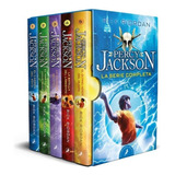 Saga Completa Percy Jackson (5 Libros), De Rick Riordan. Editorial Salamandra Bolsillo, Tapa Blanda En Español, 2021