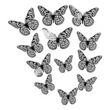Calcomanía De Pared Con Forma De Mariposa, Papel Para Nevera