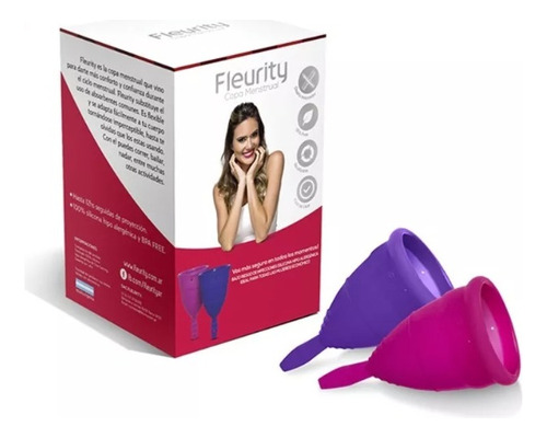 Fleurity Copa Menstrual Kit 2 Unid- Mini/tipo1/tipo2