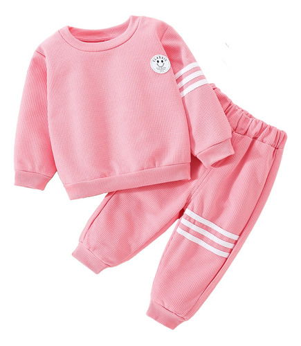 Conjunto 2pcs De Sudadera Deportiva Para Niñas 1-5 Años