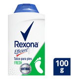 Rexona Talco Polvo Fresh  Para Pies Efficient 100 Gr