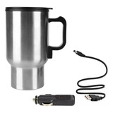 Jarro Vaso Térmico Con Calentador Usb Para Auto O Pc