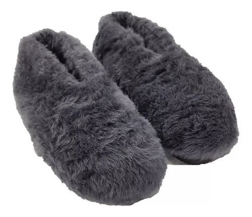 Sapato Pantufa De Pelo Adulto Masculina E Feminina 