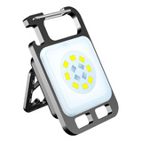 Linterna De Recarga Led Cob Linterna Llaveros Tipo C Usb