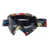 Goggles Motocross Lentes Moto Para Bikers Grafiti