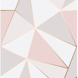 Papel Tapiz - Fine Décor ******* Geometric Wallpaper, Rose G