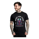 Camiseta Stompy Streetwear Take  A Time Alien