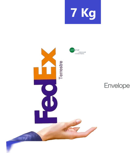 Guías Prepagadas Fisicas Fedex 7 Kg Terrestre 40 Piezas Sfn