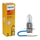 Lâmpada H3 Farol Alto Baixo Neblina Philips Standard 12v 5