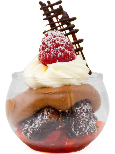 Cmjj Gourmet Inc. 48 Pack 3 Oz. Sphere Mini Dessert Cups  Aa