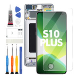 Original Para Samsung S10 Plus Sm-g975 Con Marco Táctil Lcd