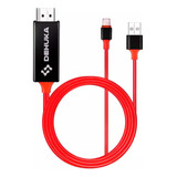 Cable Para Compatible Con iPhone Hdmi Tv + Usb Cargador 