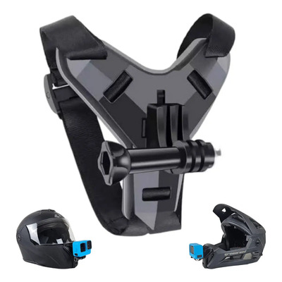 Soporte Casco Montura para Go Pro Dji Moto Mtb Color Negro | MercadoLibre