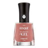 Esmalte Diamond Gel Espumante Rosé Risqué