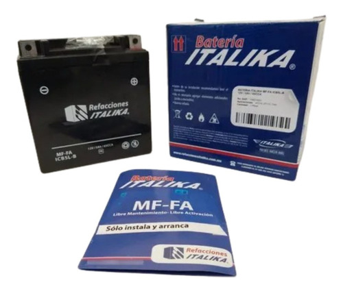 Batería Italika At110 Icb5l-b Italika Original (f06010051)
