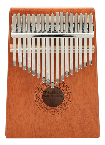 Juguete Musical Kalimba Thumb Piano Mini De 17 Teclas, Caoba