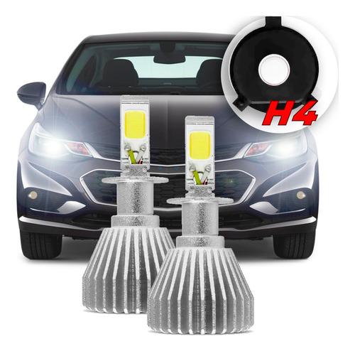 Kit Lampada Led Automotiva 2d H1 H3 H7 H11 Hb3 Hb4 H8 H16 