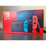 Nintendo Switch 64gb - Azul E Vermelho Neon - V2