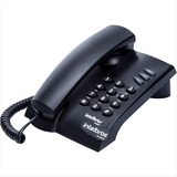 Telefone Com Fio Pleno Preto Intelbras