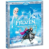 Frozen Una Aventura Congelada Pelicula Blu-ray 3d + Blu-ray 