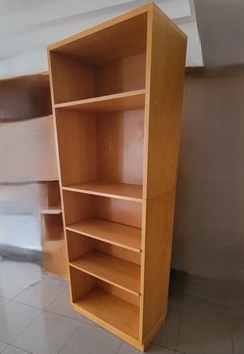 Mueble Vajillero 75x40x203cm Madera 4 Estantes Biblioteca