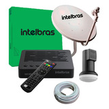 Kit Nova Parabolica Digital Ntelbras Rds 840 Antena Cabo Lnb