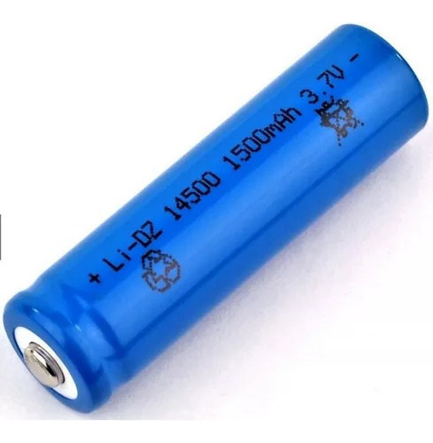 2 Bateria Li-ion 14500 5800mah 3.7v - Recarregável Original 