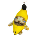 Gato De Peluche Banana Cat Disfraz De Plátano Kawaii Sonidos