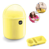 Kit Cozinha Organizador Pia Porta Detergente + Lixeira 4l Uz