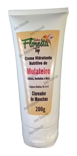 Creme Hidratante De Mulateiro Clareador De Manchas 200g