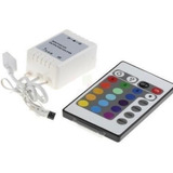 10 Controles Remoto E Controladoras Fita Led Rgb 5050 Nf-e