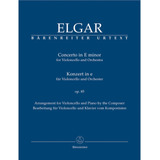 Concierto De Elgar Edward En E -minor Op 85 Celu Y Piano Edi