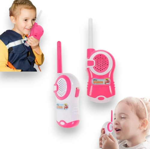  Brinquedo Walkie Talkie Infantil Walk Talk Criança Rádio