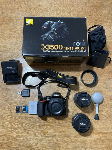 Nikon D3500 + 18-55mm + Af-s Dx Nikkor 35mm F/1.82g 