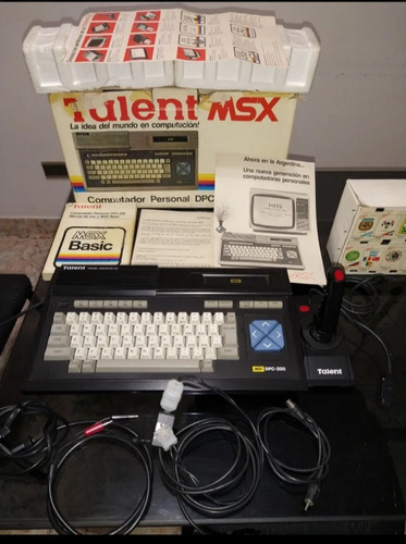 Computadora Personal Talent Msx Dpc-200..joystick.manuales. 