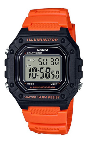 Reloj Casio W-218h-4b2v Cuarzo Unisex