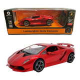 Auto Radio Control Escala 1:24 Lamborghini Coleccion Braha Color Lamborghini Rojo Seste Elemento