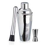 Kit Caipirinha Profissional Coqueteleira 750ml - Inox Drinks