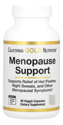 Cali Gold Nutrition Menopause Support,90 Veggie Capsules Sabor Sin Sabor