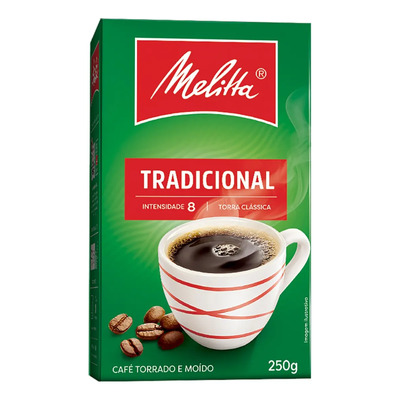 Café Melitta Torrado E Moído Tradicional Caixa 250g