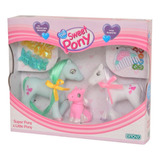 Set Super Pony + Little Pony Ditoys The Sweet Pony Accesorio