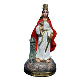Figura Virgen Santa Bárbara (22cm) Envío Gratis