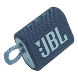 Parlante Jbl Go 3 Bluetooth Waterproof Polvo Ip67 Chico + Color Blue